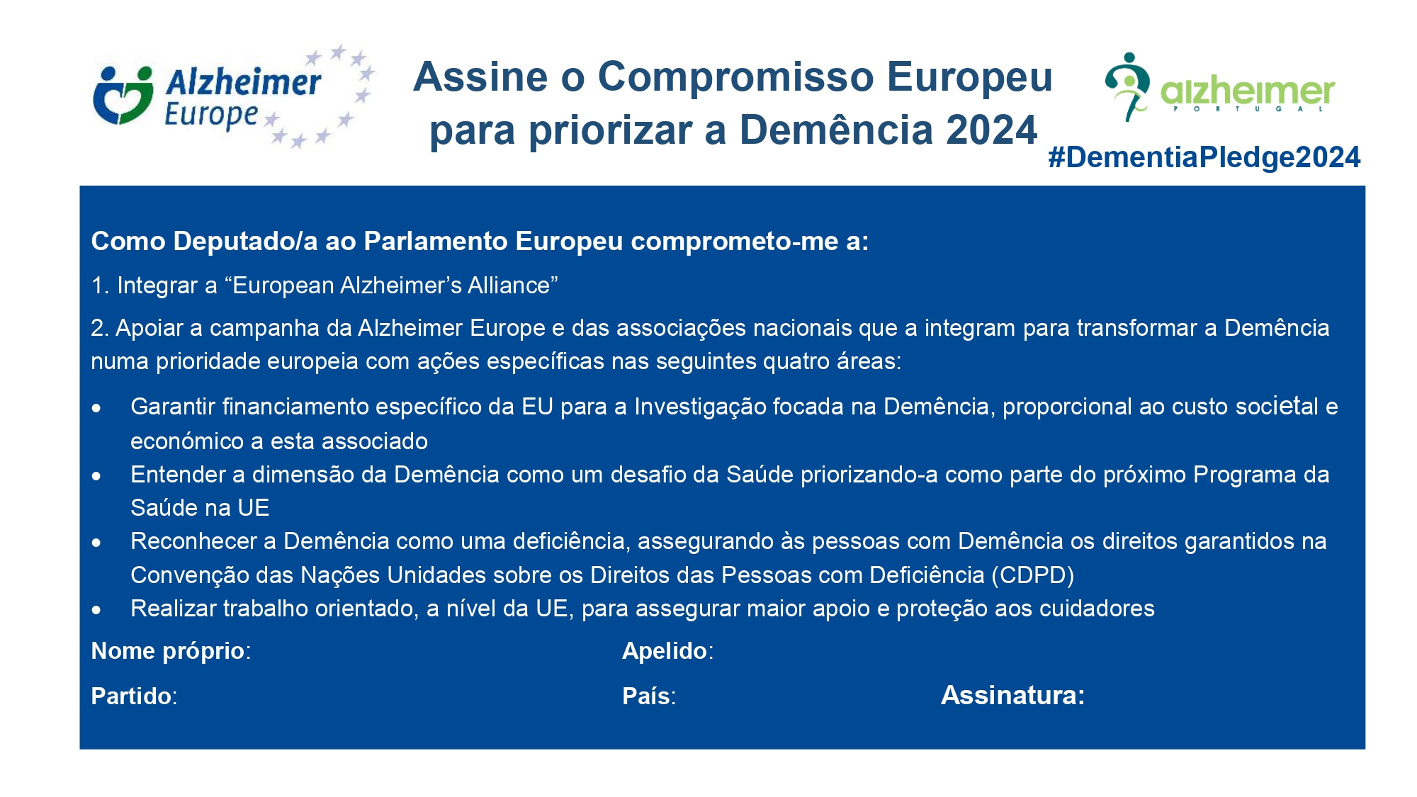 Alzheimer Portugal assinala Dia da Europa - Associação Alzheimer Portugal